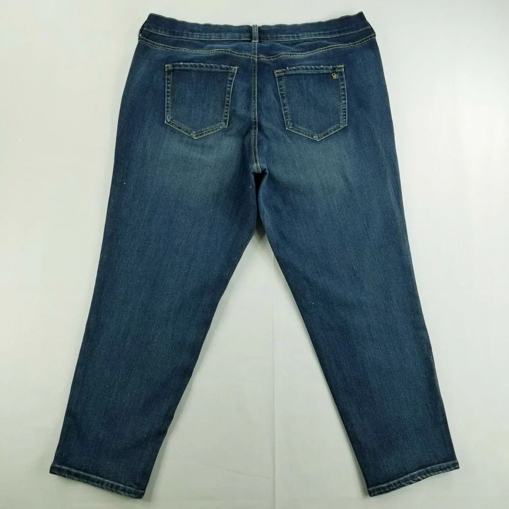 Jessica Simpson Blue Straight Leg Jeans‎